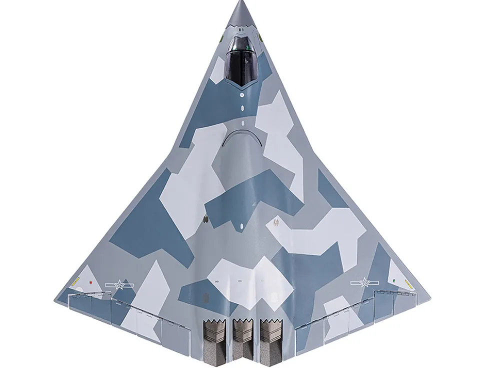 CAC J-36 Stealth Fighter Aircraft "Chinese Military" People’s Liberation Army Air Force 1/100 Diecast Model by Air Force 1