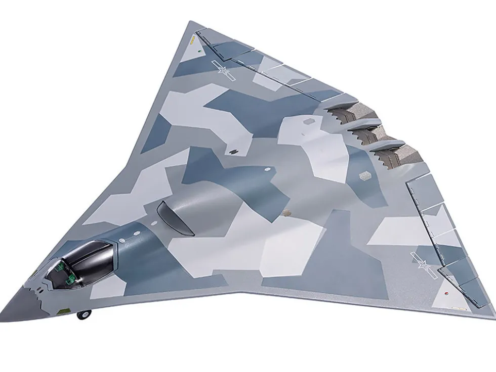 CAC J-36 Stealth Fighter Aircraft "Chinese Military" People’s Liberation Army Air Force 1/100 Diecast Model by Air Force 1