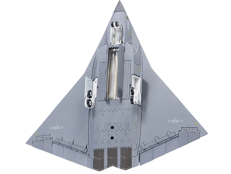 CAC J-36 Stealth Fighter Aircraft "Chinese Military" People’s Liberation Army Air Force 1/100 Diecast Model by Air Force 1