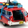 1959 Cadillac Ambulance Ecto-1 Red "Transformers" TV Series - "Ghostbusters" (1984) Movie Crossover "Hollywood Rides" Series 1/24 Diecast Model Car by Jada