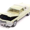 1976 Cadillac Coupe DeVille Phoenician Ivory "Luxury Cruisers" Series 1/64 Diecast Model Car by Auto World