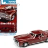 1975 Cadillac Eldorado Firethorn Red Metallic with Rear Section Roof Matt Dark Red Luxury Cruisers Limited Edition 14910 pieces Worldwide 1/64 Diecast Model Car Auto World 64352-AWSP098B