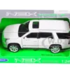 2017 Cadillac Escalade Sunroof White 1/24 1/27 Diecast Model Car Welly 24084