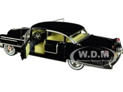 1955 Cadillac Fleetwood Series 60 Black The Godfather 1972 Movie 1/24 Diecast Model Car Greenlight 84091