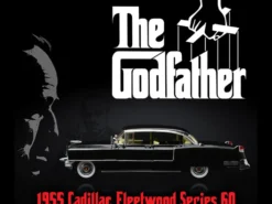 1955 Cadillac Fleetwood Series 60 Special Black The Godfather 1972 Movie 1/18 Diecast Model Car Greenlight 12949