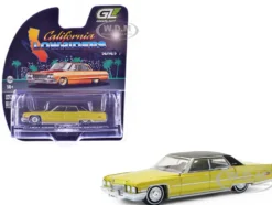 1971 Cadillac Sedan Deville Lowrider Gold Metallic with Black Top