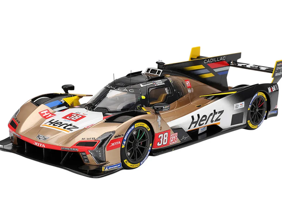 Cadillac V-Series.R #38 Earl Bamber - Sebastien Bourdais - Jenson Button "Cadillac Hertz Team Jota" FIA WEC "24 Hours of Le Mans" (2025) 1/18 Model Car by Top Speed