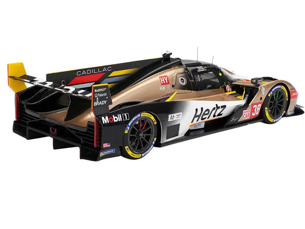 Cadillac V-Series.R #38 Earl Bamber - Sebastien Bourdais - Jenson Button "Cadillac Hertz Team Jota" FIA WEC "24 Hours of Le Mans" (2025) 1/18 Model Car by Top Speed