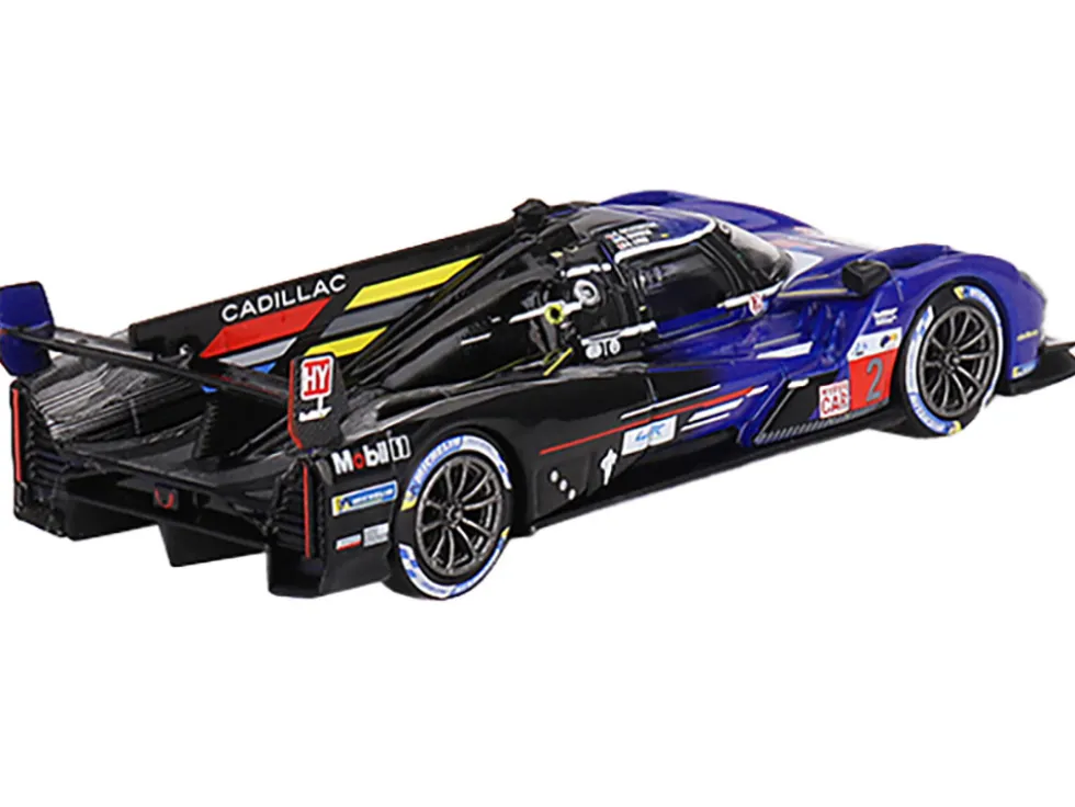 Cadillac V-Series.R #2 Earl Bamber - Alex Lynn - Richard Westbrook "Cadillac Racing" 3rd Place "24 Hours of Le Mans" (2023) Limited Edition to 5400 pieces Worldwide 1/64 Diecast Model Car by Mini GT