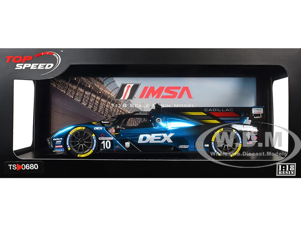 Cadillac V-Series.R #10 Filipe Albuquerque - Brendon Hartley - Will Stevens - Ricky Taylor "Cadillac Wayne Taylor Racing" IMSA "24 Hours of Daytona" (2025) 1/18 Model Car by Top Speed