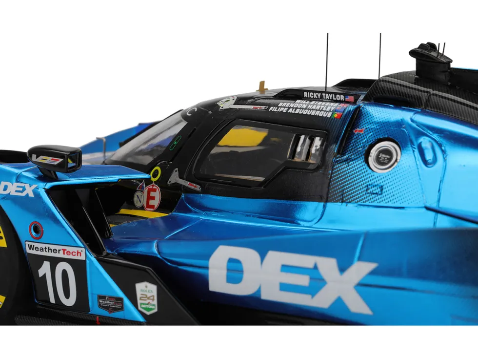 Cadillac V-Series.R #10 Filipe Albuquerque - Brendon Hartley - Will Stevens - Ricky Taylor "Cadillac Wayne Taylor Racing" IMSA "24 Hours of Daytona" (2025) 1/18 Model Car by Top Speed