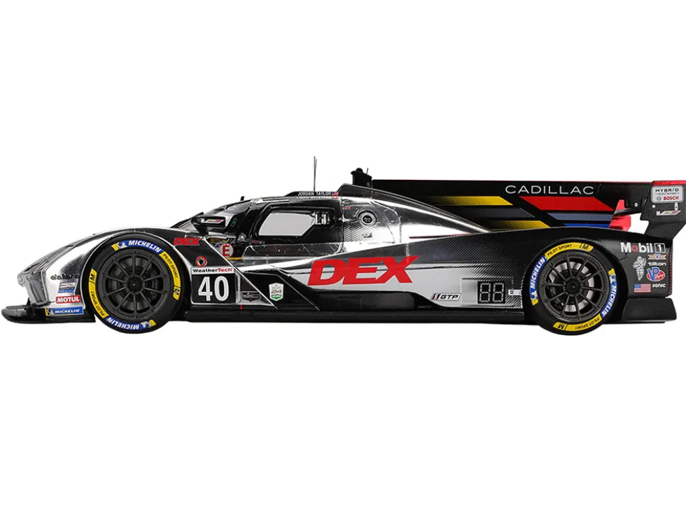 Cadillac V-Series.R #40 Louis Deletraz - Kamui Kobayashi - Jordan Taylor "Cadillac Wayne Taylor Racing" IMSA "24 Hours of Daytona" (2025) 1/18 Model Car by Top Speed