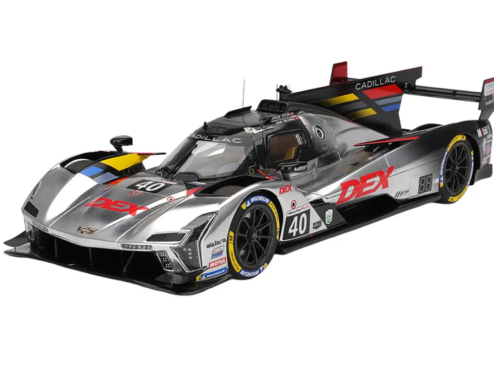 Cadillac V-Series.R #40 Louis Deletraz - Kamui Kobayashi - Jordan Taylor "Cadillac Wayne Taylor Racing" IMSA "24 Hours of Daytona" (2025) 1/18 Model Car by Top Speed