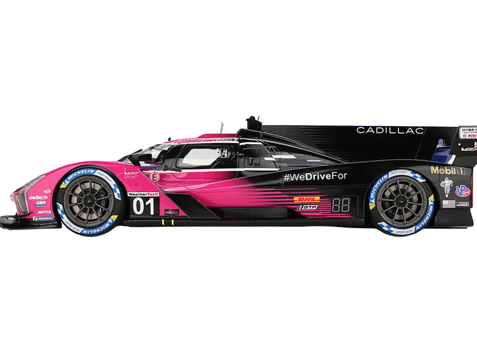 Cadillac V-Series.R #01 Sebastien Bourdais - Scott Dixon - Renger van der Zande "Cadillac Racing" Winner IMSA "Petit Le Mans" (2024) 1/18 Model Car by Top Speed