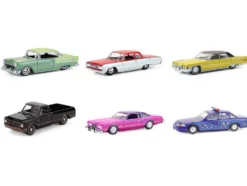California Lowriders Series 7 Set of 6 pieces 1/64 Diecast Model Cars by Greenlight