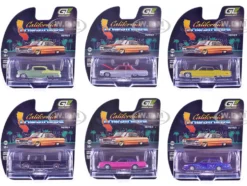 California Lowriders Series 7 Set of 6 pieces 1/64 Diecast Model Cars by Greenlight
