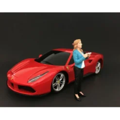 Camera Crew Figure IV "Pretty Reporter" For 1:24 Scale Models American Diorama 77480