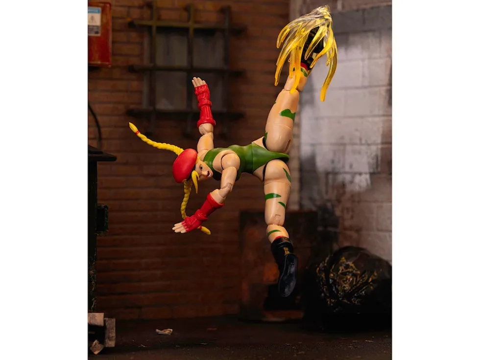 Cammy 6" Moveable Figure with Accessories and Alternate Head and Hands "Ultra Street Fighter II: The Final Challengers" (2017) Video Game Model by Jada