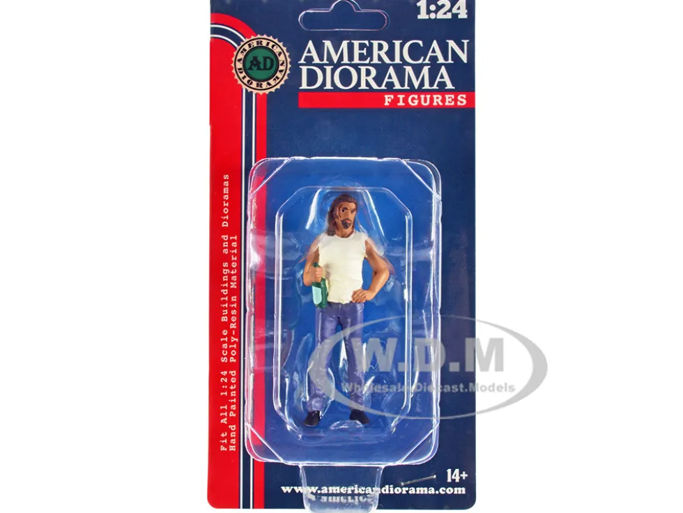 Campers Figure 3 1/24 Scale Models American Diorama AD76436