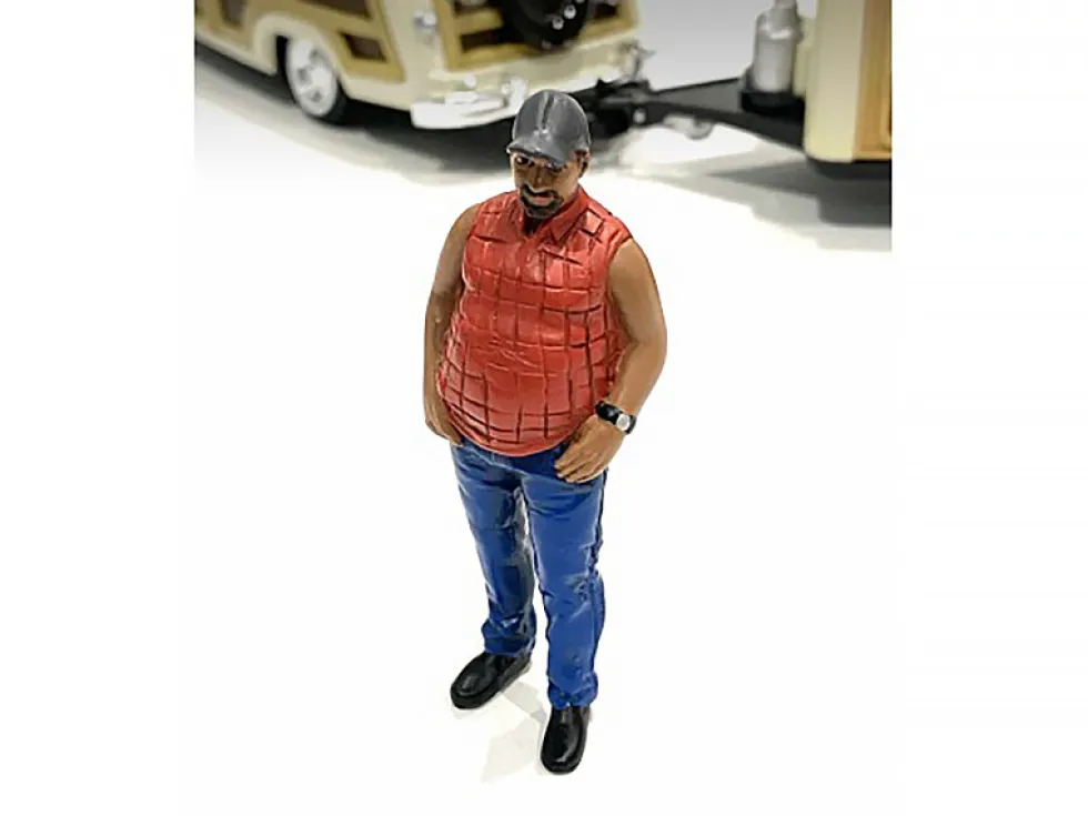 Campers Figure 1 1/24 Scale Models American Diorama 76434