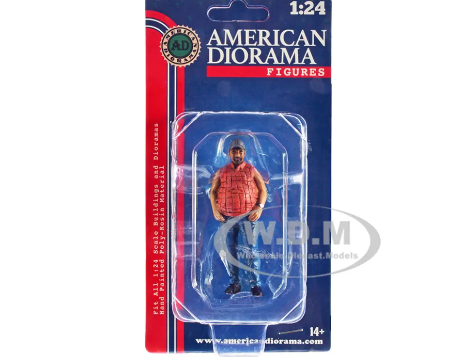Campers Figure 1 1/24 Scale Models American Diorama 76434