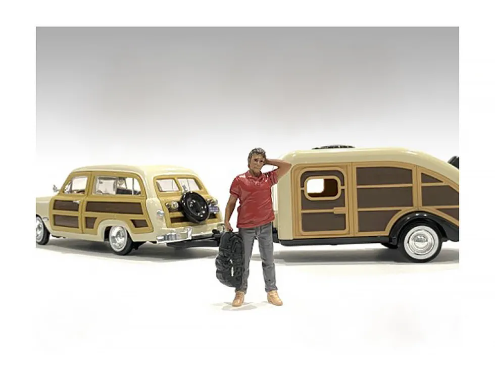 Campers Figure 4 1/18 Scale Models American Diorama 76337