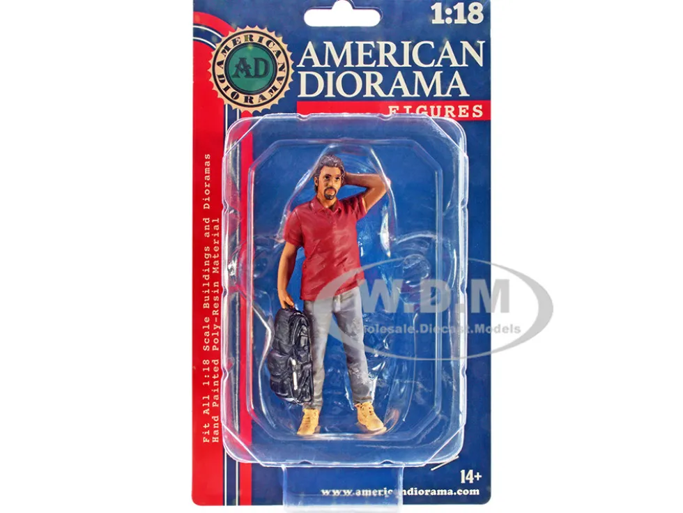 Campers Figure 4 1/18 Scale Models American Diorama 76337