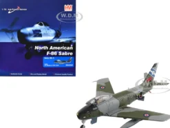 Canadair Sabre Mk.6 Fighter Aircraft "23622, 430 Squadron" (1950s) Royal Canadian Air Force "Air Power Series" 1/72 Diecast Model by Hobby Master