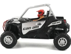 Can-Am Maverick Sport XXC 1000R Silver Metallic and Black with Driver Figure 1/32 Diecast Model by BRP Models