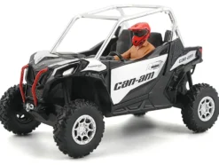 Can-Am Maverick Sport XXC 1000R Silver Metallic and Black with Driver Figure 1/32 Diecast Model by BRP Models