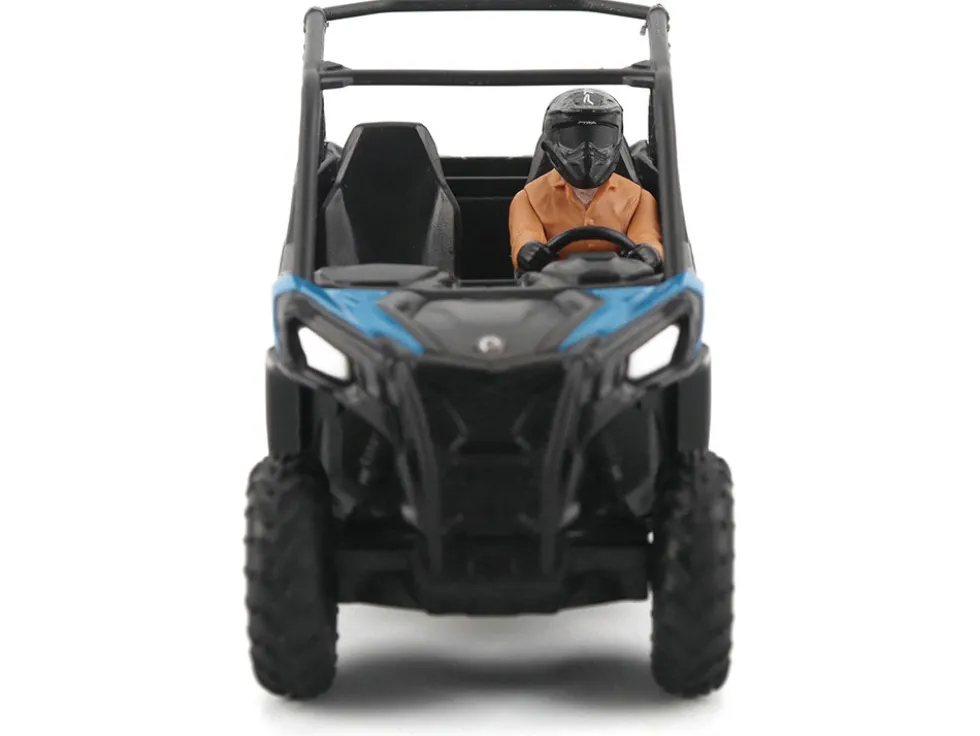 Can-Am Maverick Trail DPS 1000 Blue and Black with Driver Figure 1/32 Diecast Model by BRP Models