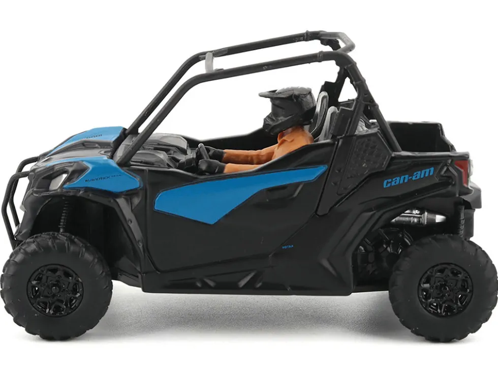 Can-Am Maverick Trail DPS 1000 Blue and Black with Driver Figure 1/32 Diecast Model by BRP Models