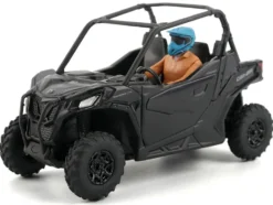 Can-Am Maverick Trail DPS 1000 Matt Black with Driver Figure 1/32 Diecast Model by BRP Models