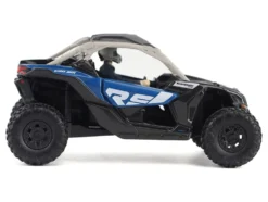 Can-Am Maverick X3 X RS Turbo RR Intense Blue and Chalk Gray with Driver Figure 1/32 Diecast Model by BRP Models