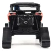Can-Am Maverick X3 X RS Turbo RR Winter Version Chalk Gray and Magma Red with Driver Figure 1/32 Diecast Model by BRP Models