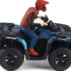 Can-Am Outlander XT 1000R ATV Oxford Blue Metallic with Driver Figure 1/32 Diecast Model by BRP Models