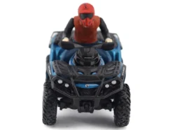 Can-Am Outlander XT 1000R ATV Oxford Blue Metallic with Driver Figure 1/32 Diecast Model by BRP Models