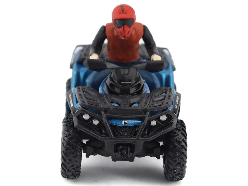 Can-Am Outlander XT 1000R ATV Oxford Blue Metallic with Driver Figure 1/32 Diecast Model by BRP Models