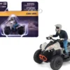 Can-Am Renegade X XC 1000R ATV Chalk Gray with Driver Figure 1/32 Diecast Model by BRP Models