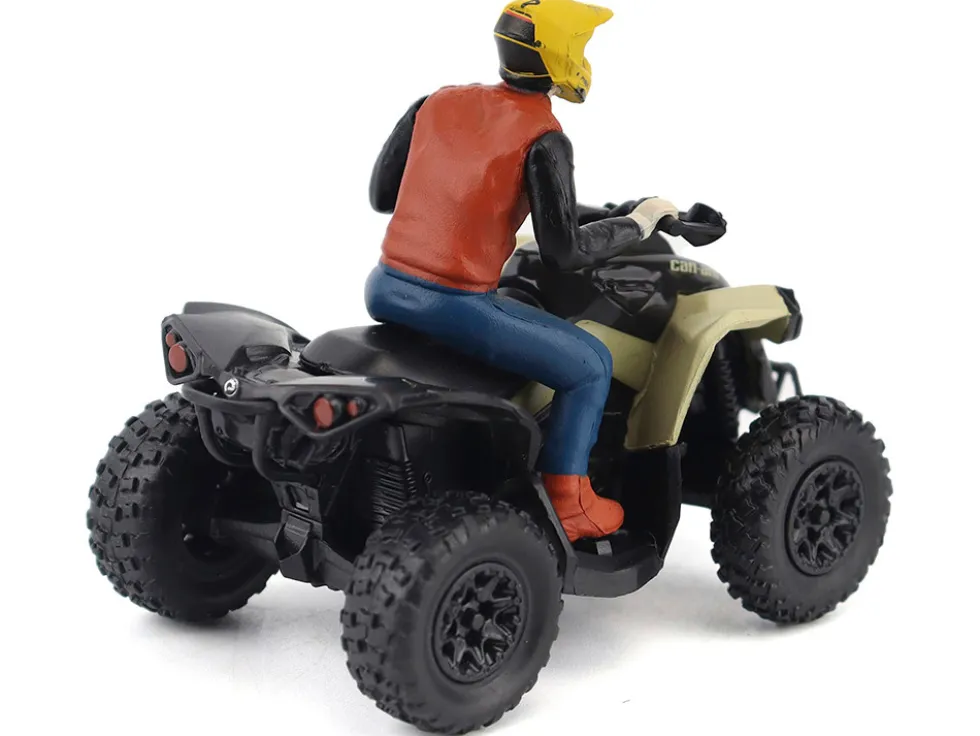 Can-Am Renegade X XC 1000R ATV Desert Tan with Driver Figure 1/32 Diecast Model by BRP Models