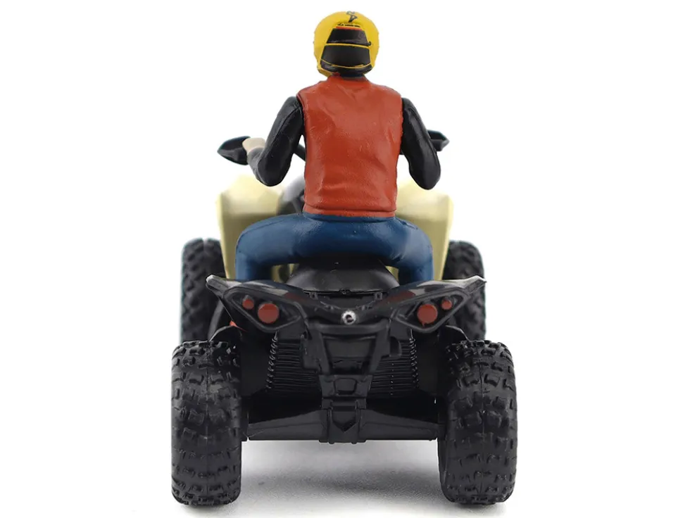 Can-Am Renegade X XC 1000R ATV Desert Tan with Driver Figure 1/32 Diecast Model by BRP Models