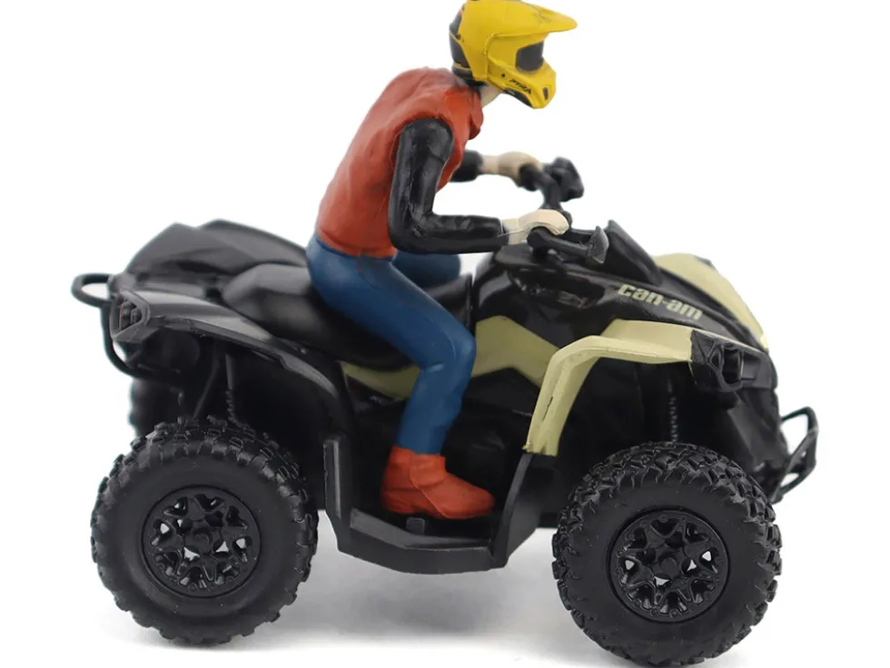 Can-Am Renegade X XC 1000R ATV Desert Tan with Driver Figure 1/32 Diecast Model by BRP Models