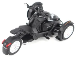 Can-Am Ryker Rally 3-Wheel Motorcycle Ghost Black 1/32 Diecast Model by BRP Models