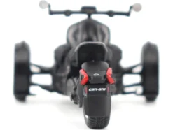 Can-Am Ryker Rally 3-Wheel Motorcycle Ghost Black 1/32 Diecast Model by BRP Models