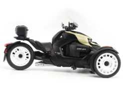 Can-Am Ryker Rally 3-Wheel Motorcycle Sand Storm and Black 1/12 Diecast Model by BRP Models