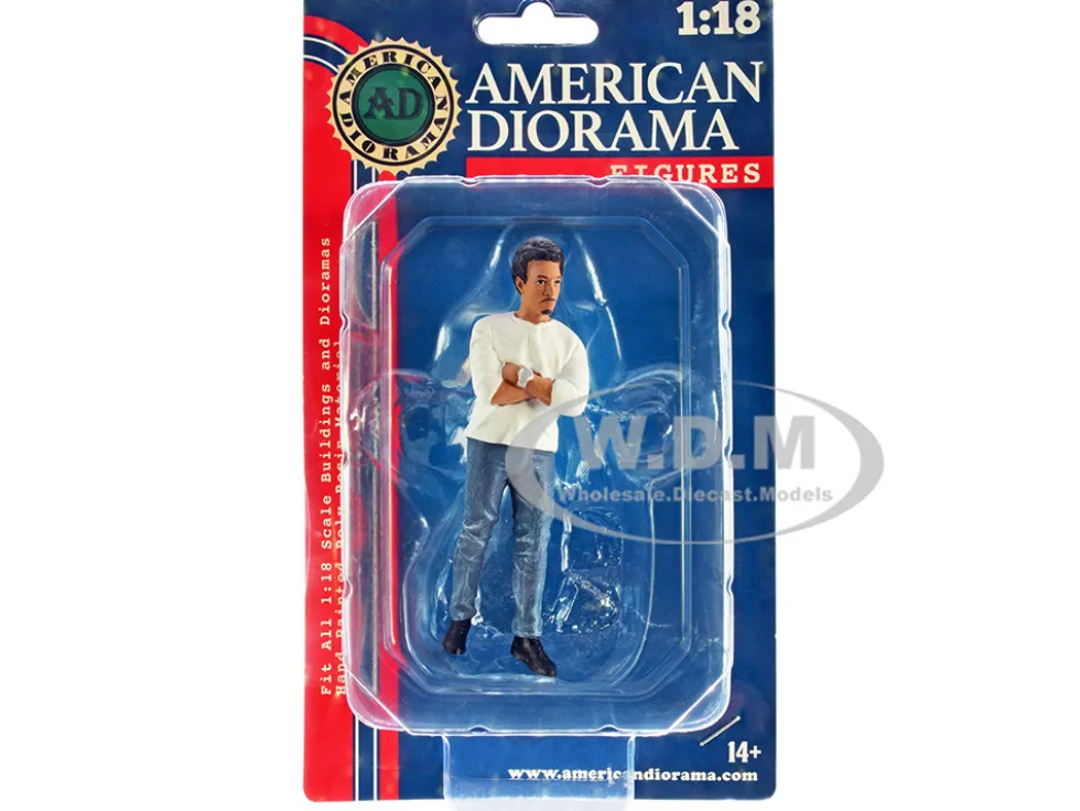 Car Meet 3 Figure 8 1/18 Scale Models American Diorama AD76333