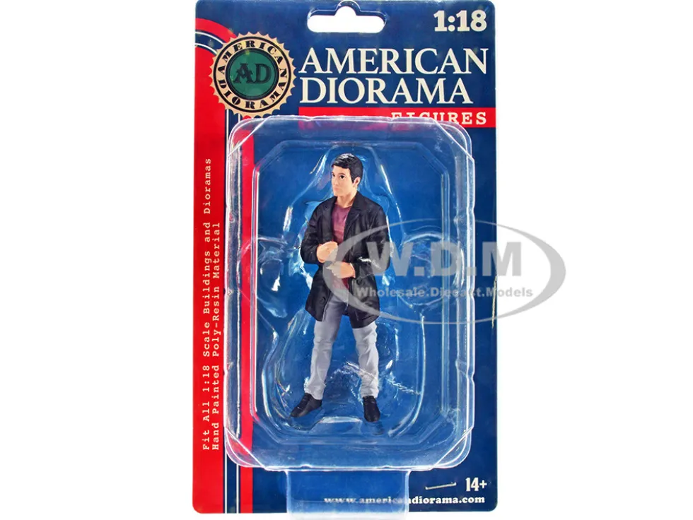 Car Meet 3 Figure 3 1/18 Scale Models American Diorama 76328