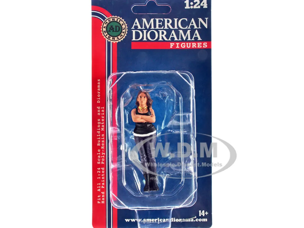 Car Meet 3 Figurine 2 1/24 Scale Models American Diorama AD76427