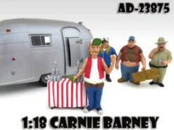 Carnie Barney "Trailer Park" Figure For 1:18 Diecast Model Cars American Diorama 23875