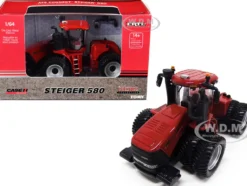Case AFS Connect Steiger 580 Tractor Dual Wheels Red Case IH Agriculture Prestige Collection Series 1/64 Diecast Model ERTL TOMY 44235V